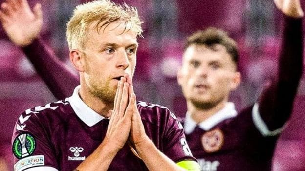 Hearts defender Harry Milne