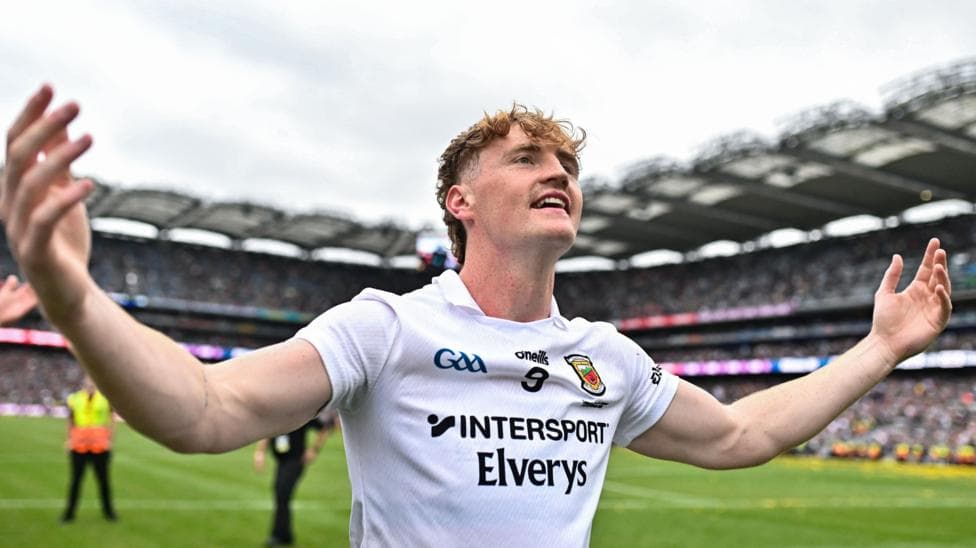 Jack Carney pictured after Mayo's All-Ireland final win over Kerry