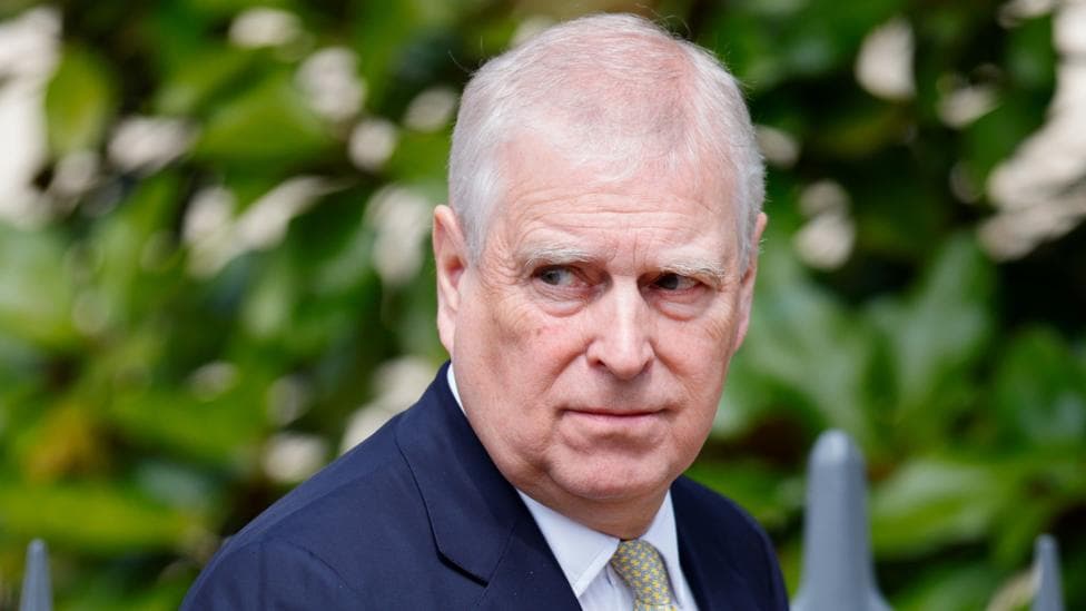 Andrew Mountbatten-Windsor pictured in 2025